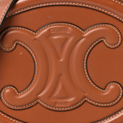 Celine Smooth Calfskin Cuir Triomphe Oval Bag Tan 7 of 11