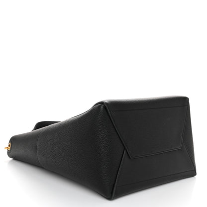 Celine Soft Grained Calfskin Sangle Bucket Bag Black 4 of 10