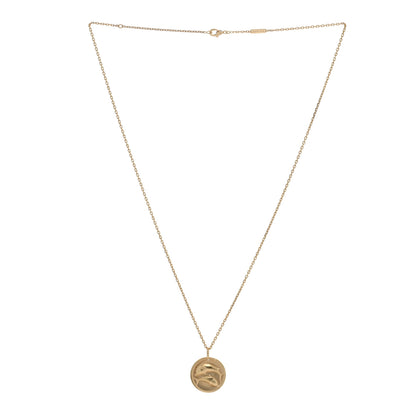 Van Cleef & Arpels 18K Yellow Gold Zodiac Pisces Pendant Necklace 2 of 5