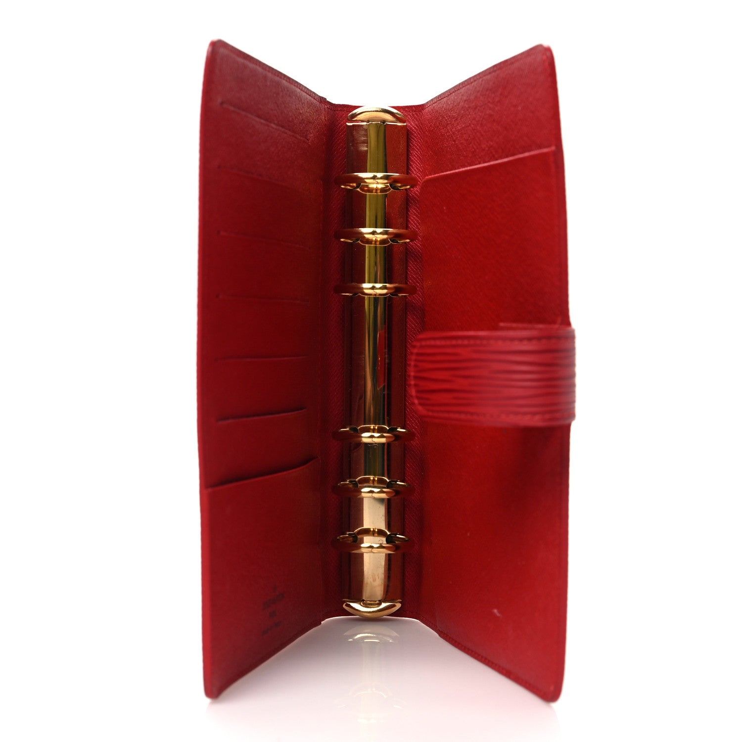 Louis Vuitton Epi Medium Ring Agenda Cover Rouge 5 of 7
