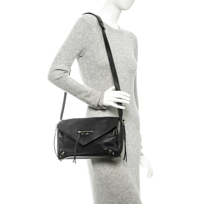 Balenciaga Calfskin Papier Sight Clutch Black 2 of 7