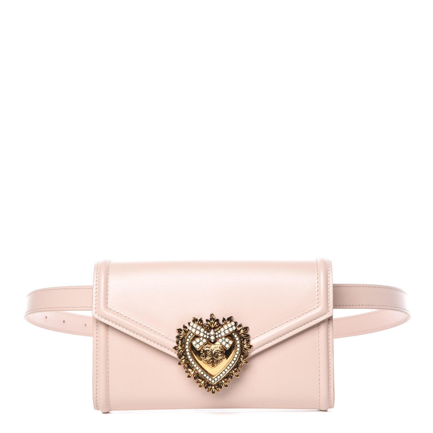 Agnello Vitello Devotion Belt Bag 85 34 Rosa Laminato