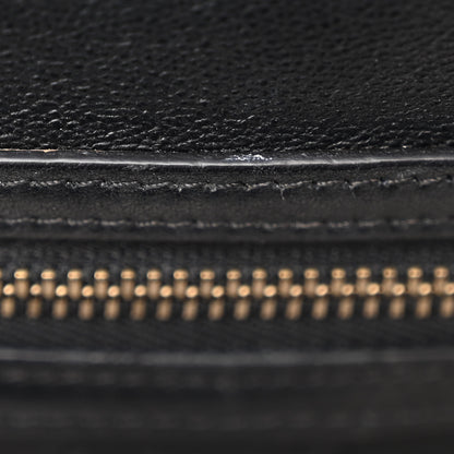 Celine Drummed Calfskin Micro Tri-Color Luggage Indigo 8 of 10