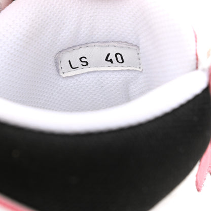 Christian Dior Nylon Calfskin Womens D-Player High Top Sneakers 40 Pink 8 of 10