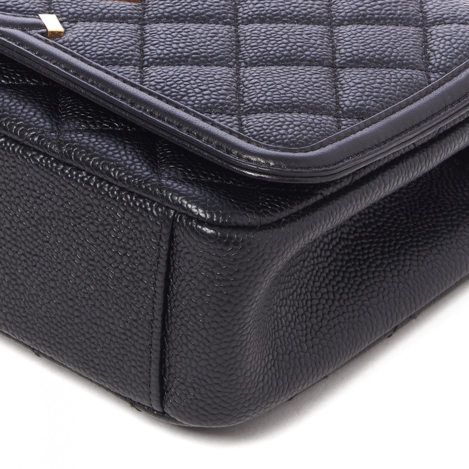 Chanel Caviar Quilted Medium CC Filigree Flap Black 4 of 9