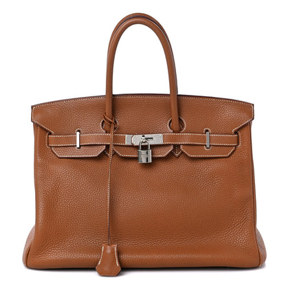 Hermes Togo Birkin 35 Gold 1 of 14