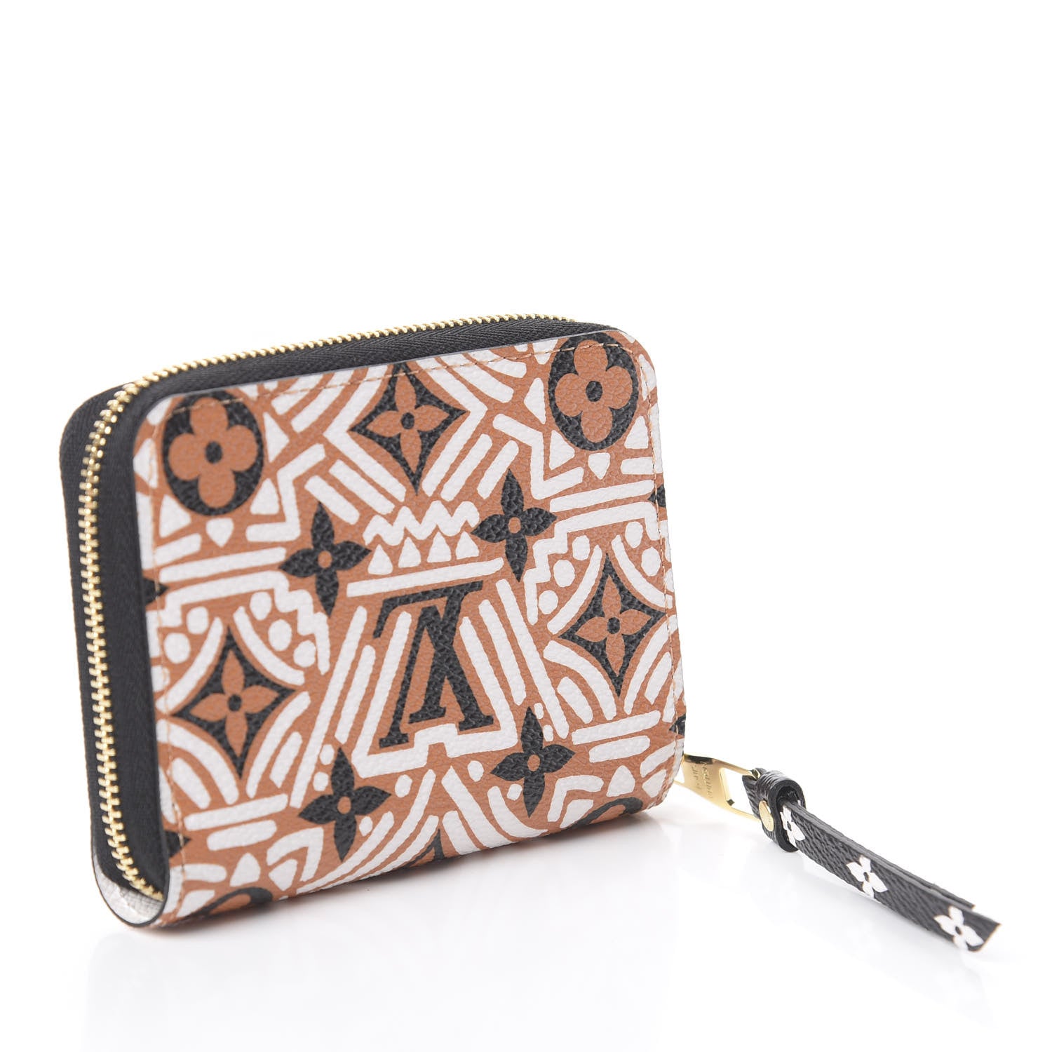Louis Vuitton Monogram Giant Crafty Zippy Coin Purse Creme Caramel 2 of 5