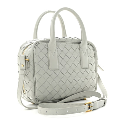 Bottega Veneta Lambskin Intrecciato Small Getaway Agate Grey 3 of 11