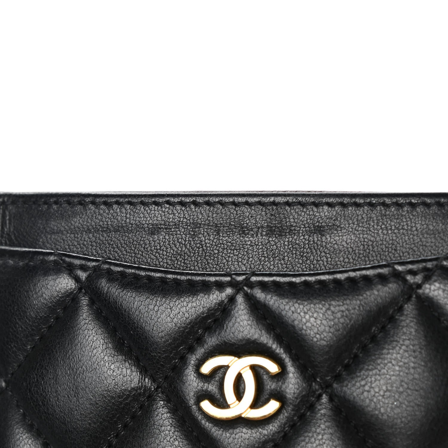 Chanel Lambskin Quilted Card Holder Black 11 of 11