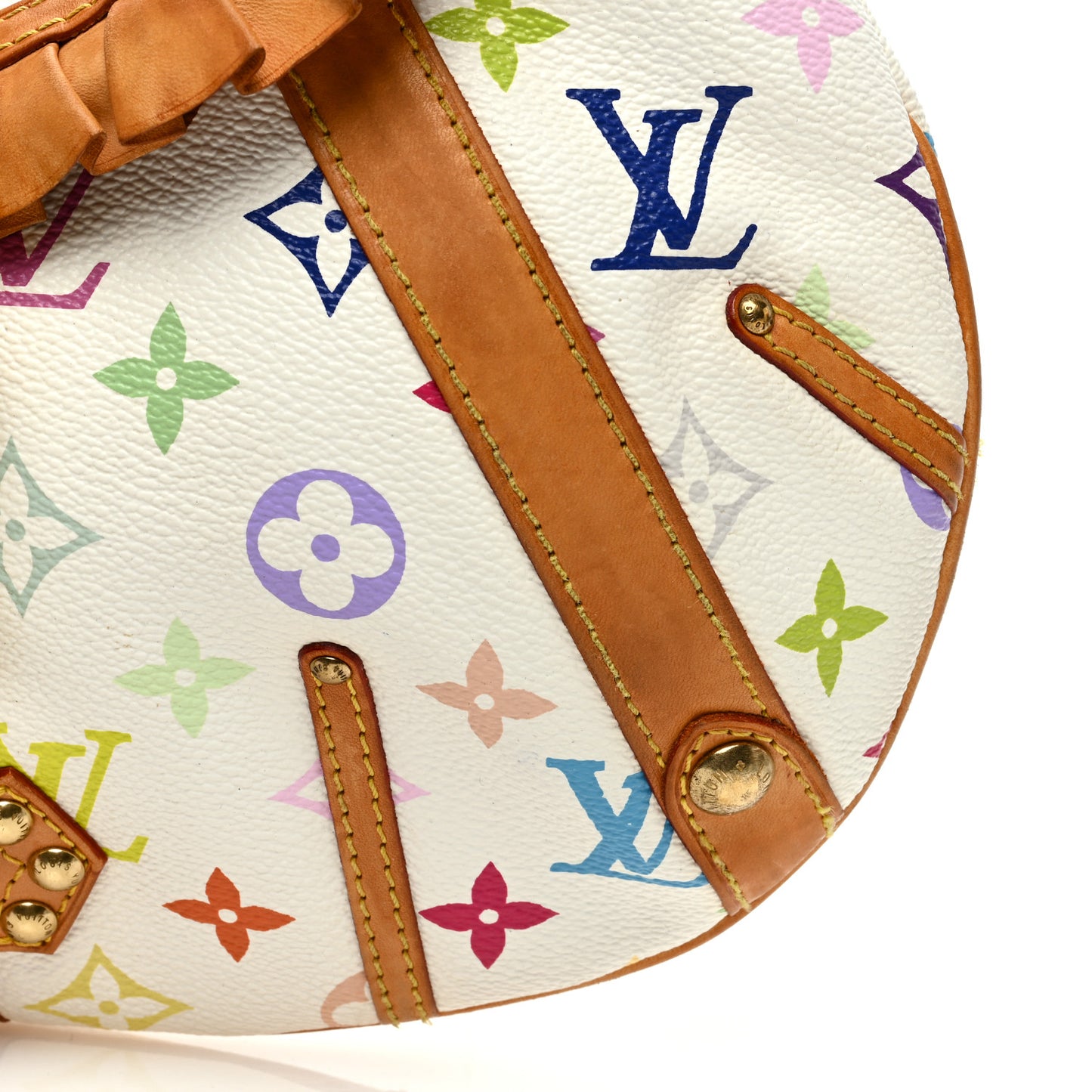 Monogram Multicolor Leonor White