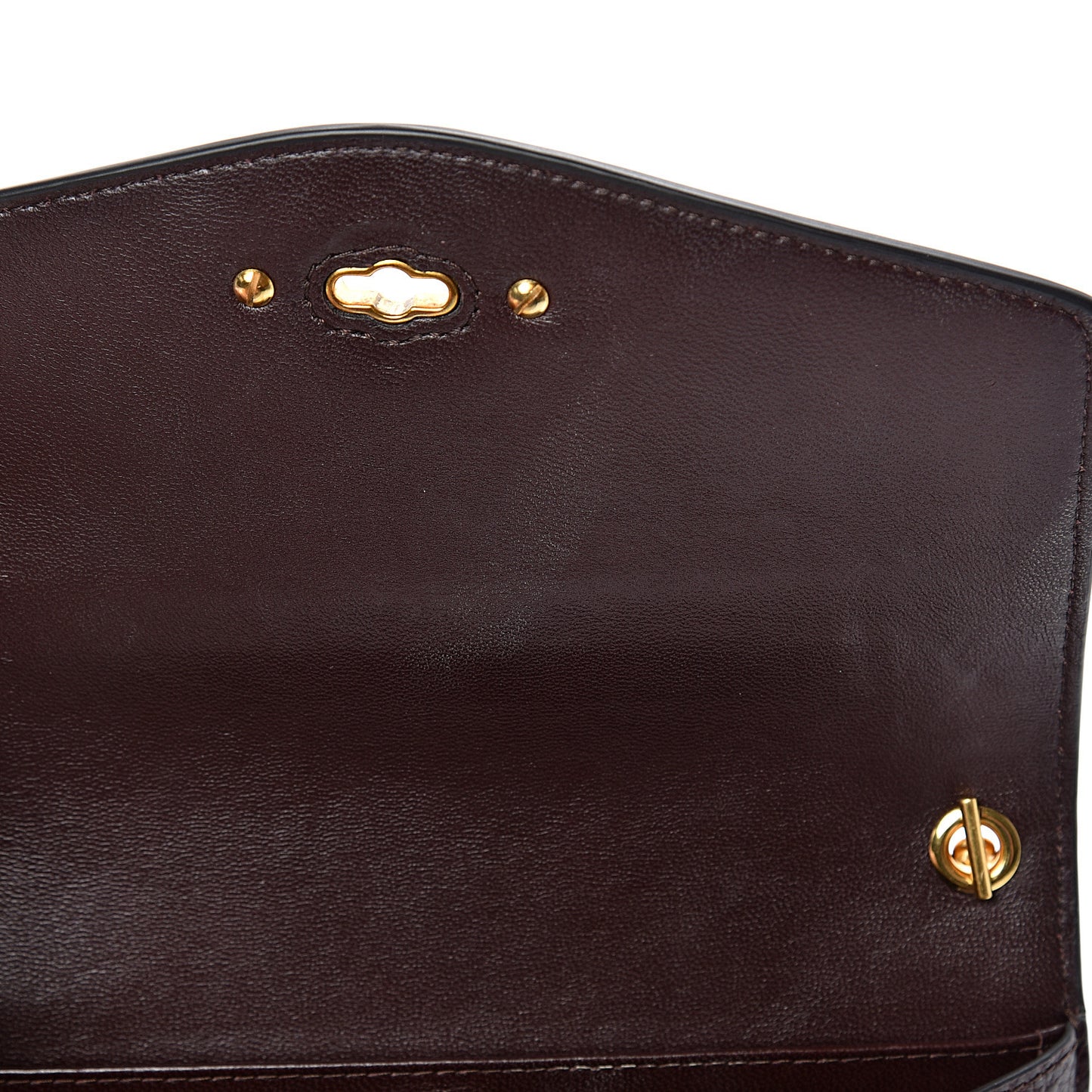 Natural Grained Calfskin Small Darley Satchel Oxblood
