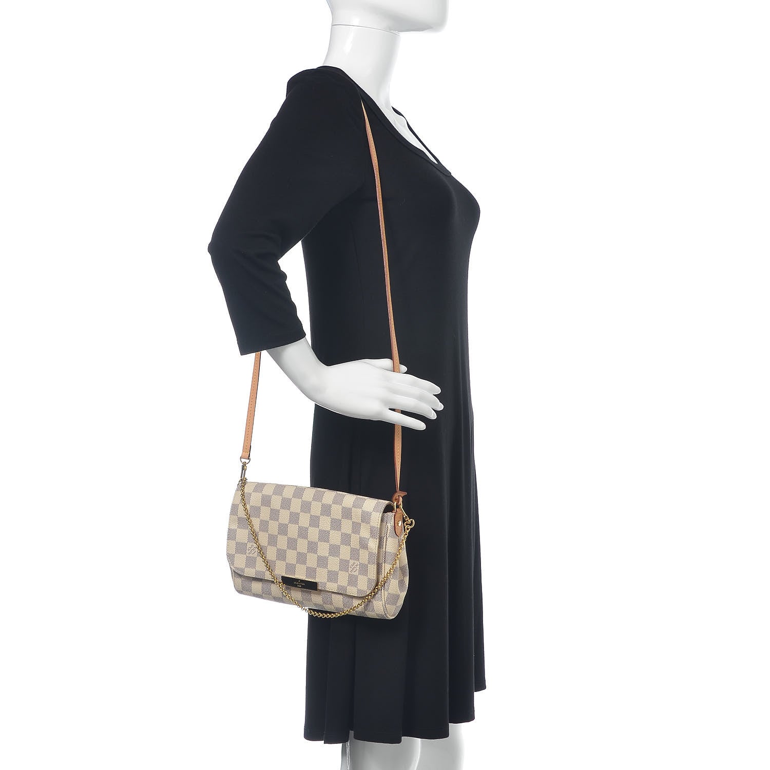 Louis Vuitton Damier Azur Favorite MM 2 of 12