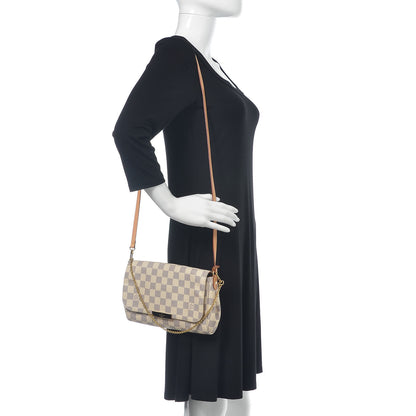 Louis Vuitton Damier Azur Favorite MM 2 of 12