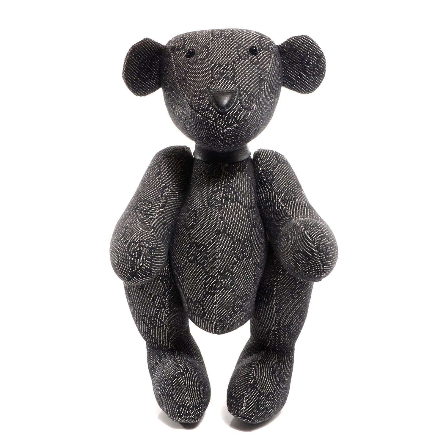 Gucci Monogram Stuffed Teddy Bear Black 3 of 5