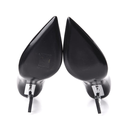 Saint Laurent Patent Opyum 110 Pumps 36.5 Black Silver 7 of 7