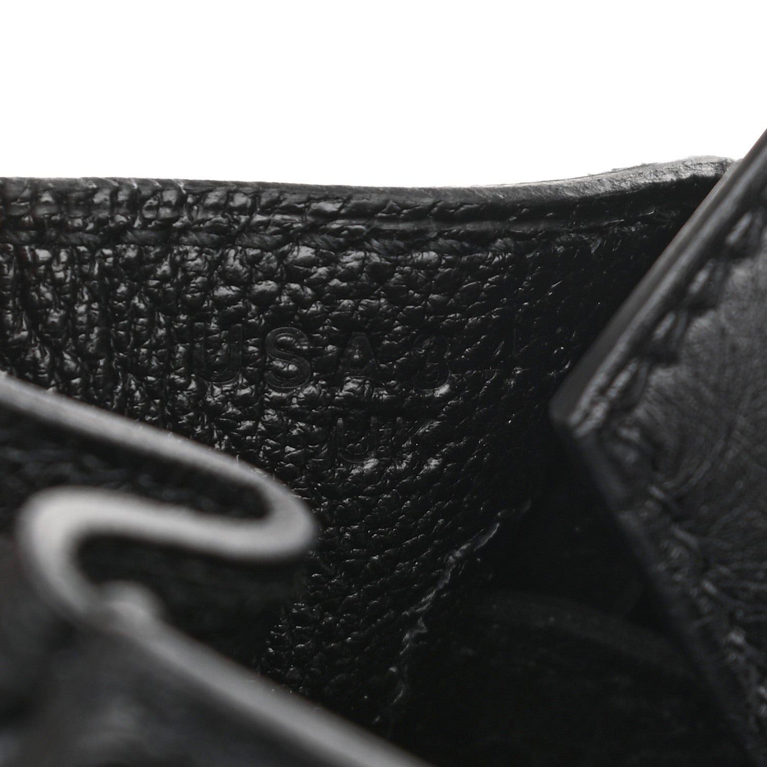 Hermes Ostrich Birkin 25 Black 7 of 11