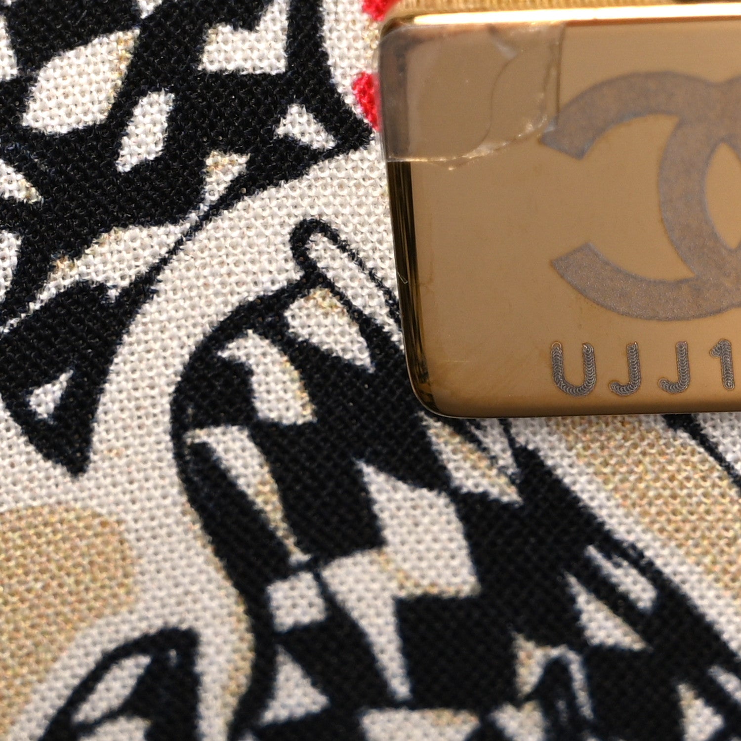 Chanel Caviar Quilted Striated CC Wallet On Chain WOC Black 7 of 11