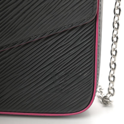 Louis Vuitton Epi Pochette Felicie Black Hot Pink 9 of 15
