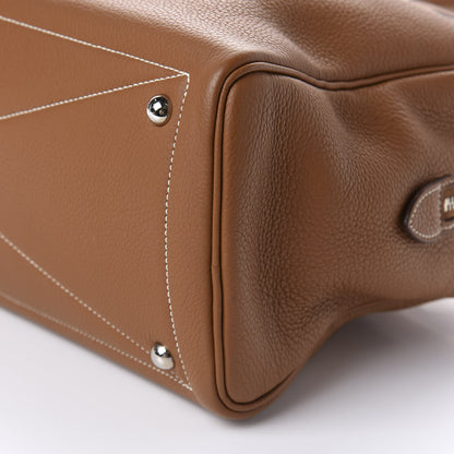 Hermes Taurillon Clemence Victoria II 35 Gold 7 of 12