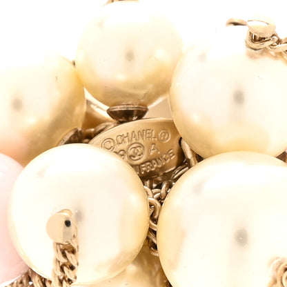 Chanel Pearl Chain CC Cluster Ring 53/6.25 Gold 6 of 6