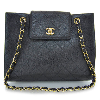 Chanel Caviar Flap Bag Black 1 of 9