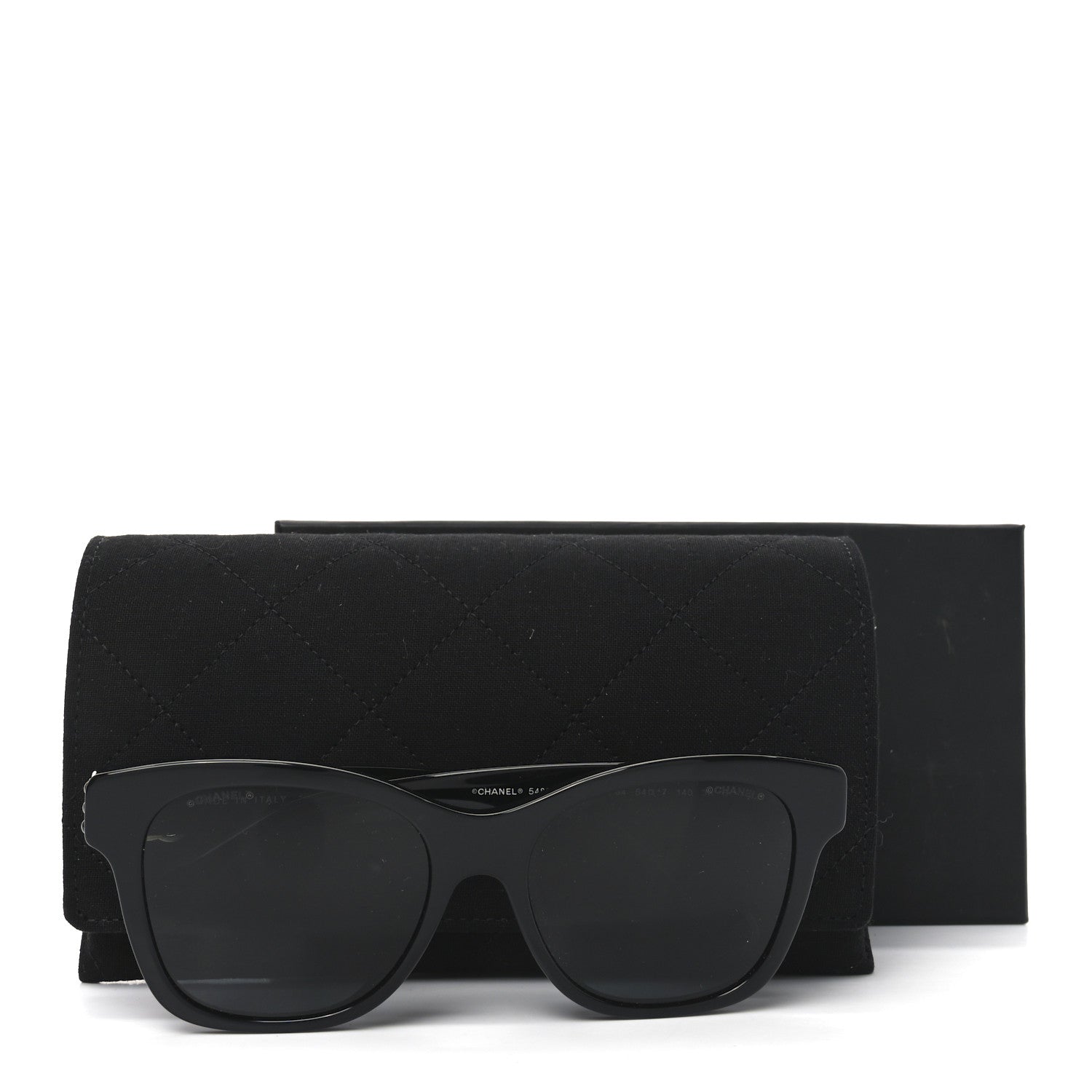 Chanel Acetate Polarized Pearl CC Square Sunglasses 5482-H-A Black 7 of 7