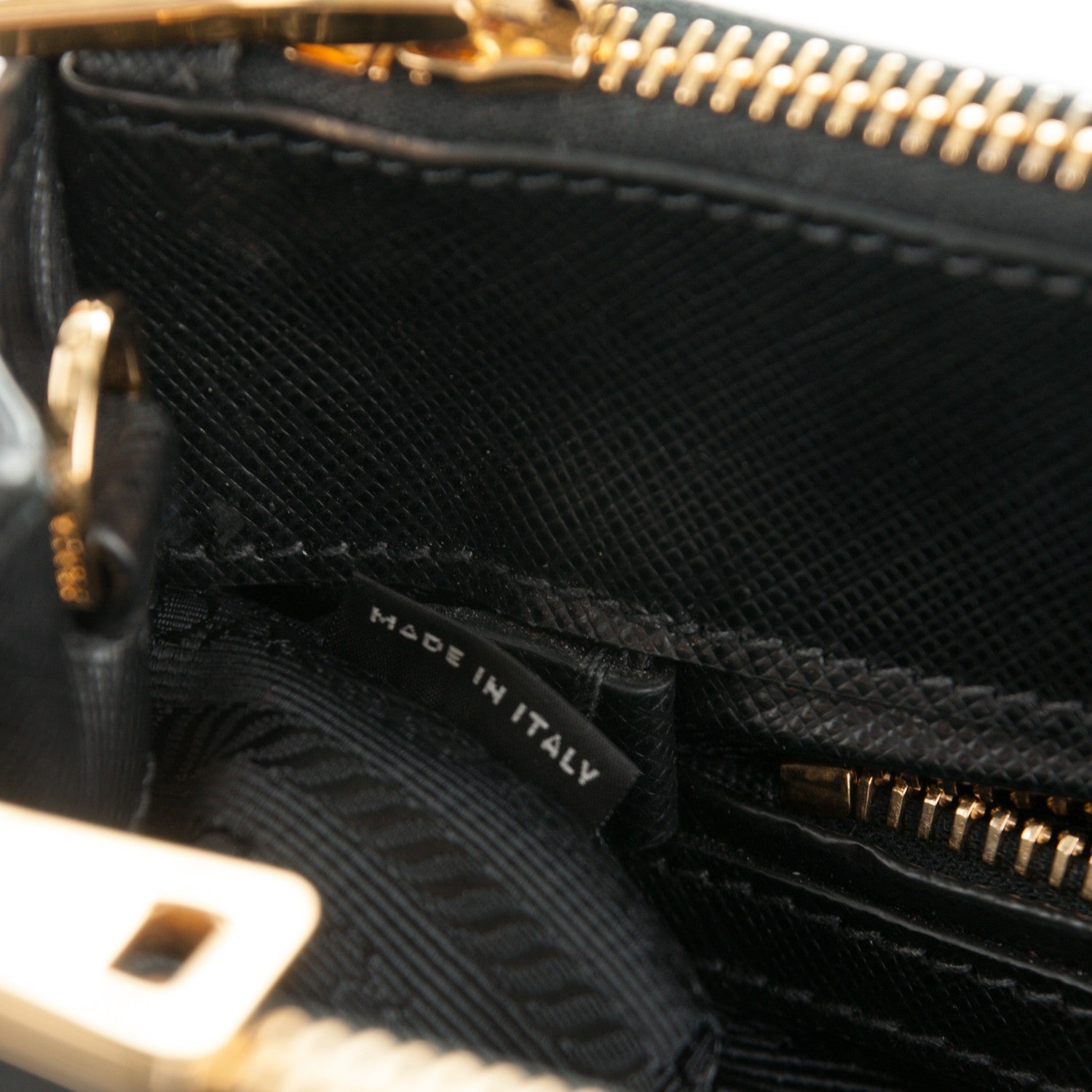 Prada Saffiano Small Galleria Double Zip Tote Black 8 of 9