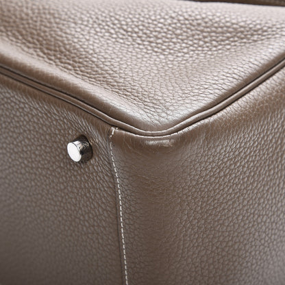 Hermes Taurillon Clemence Lindy 30 Etoupe 10 of 12