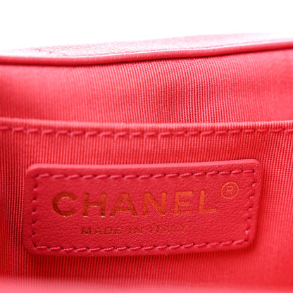 Chanel Calfskin Quilted Medium Bubbly Flap Pink 6 of 13