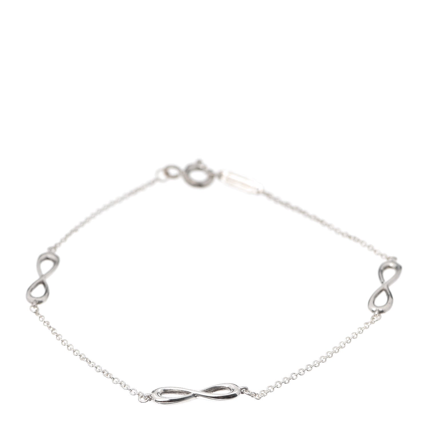 Tiffany Sterling Silver Infinity Endless Bracelet 1 of 6