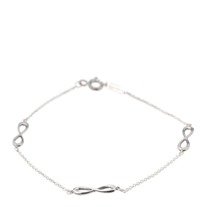 Tiffany Sterling Silver Infinity Endless Bracelet 1 of 6