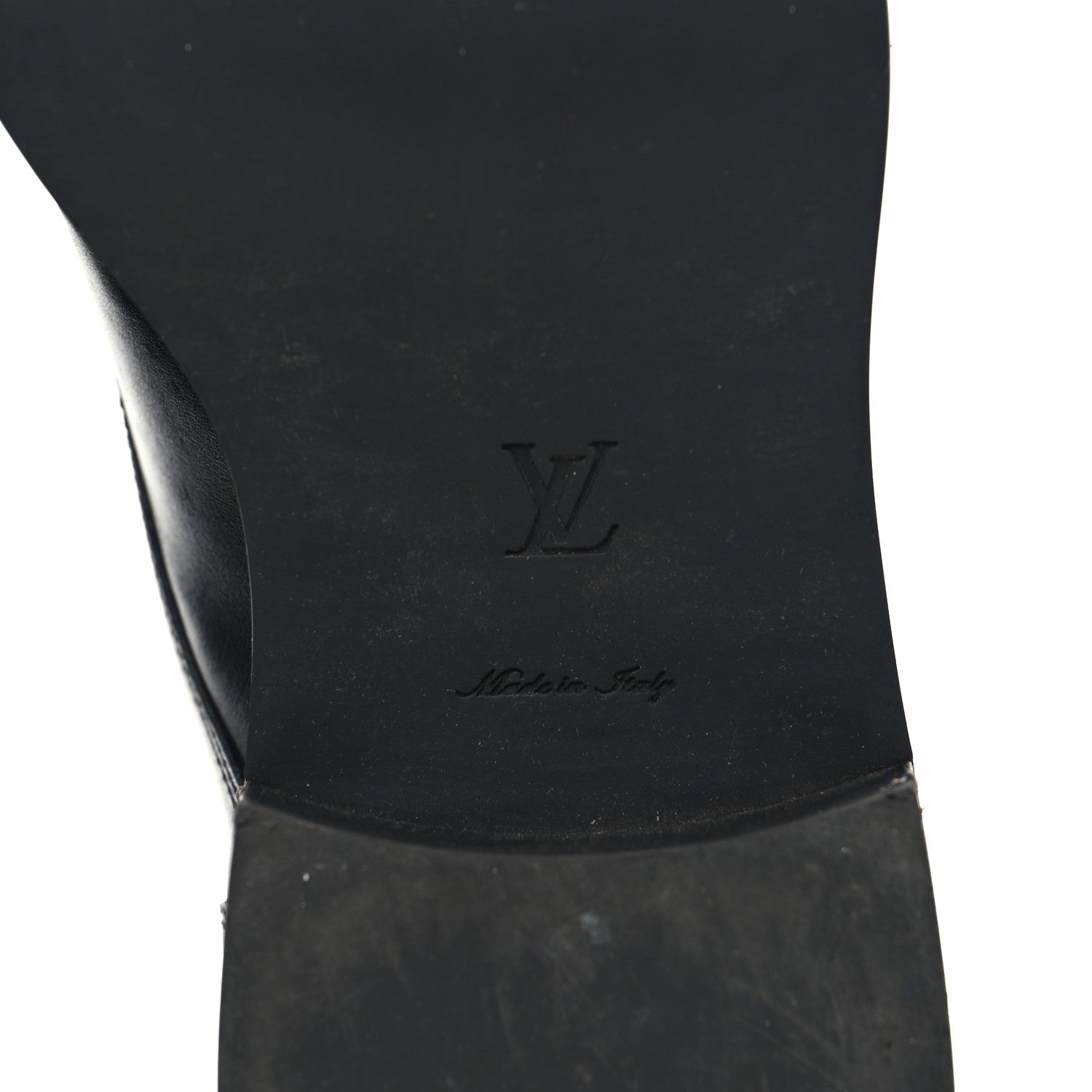 Louis Vuitton Calfskin LV Black Heart Flat Ranger Boots 37 Black 8 of 11