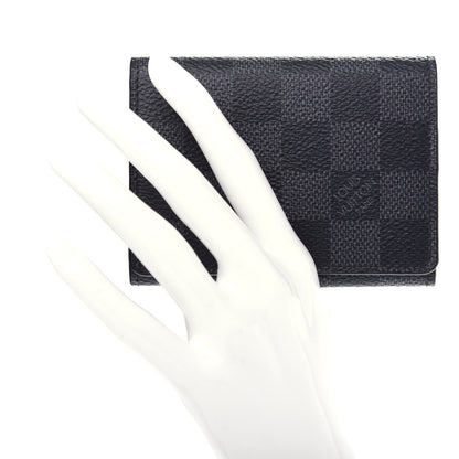 Louis Vuitton Damier Graphite Envelope Business Card Holder 2 of 8