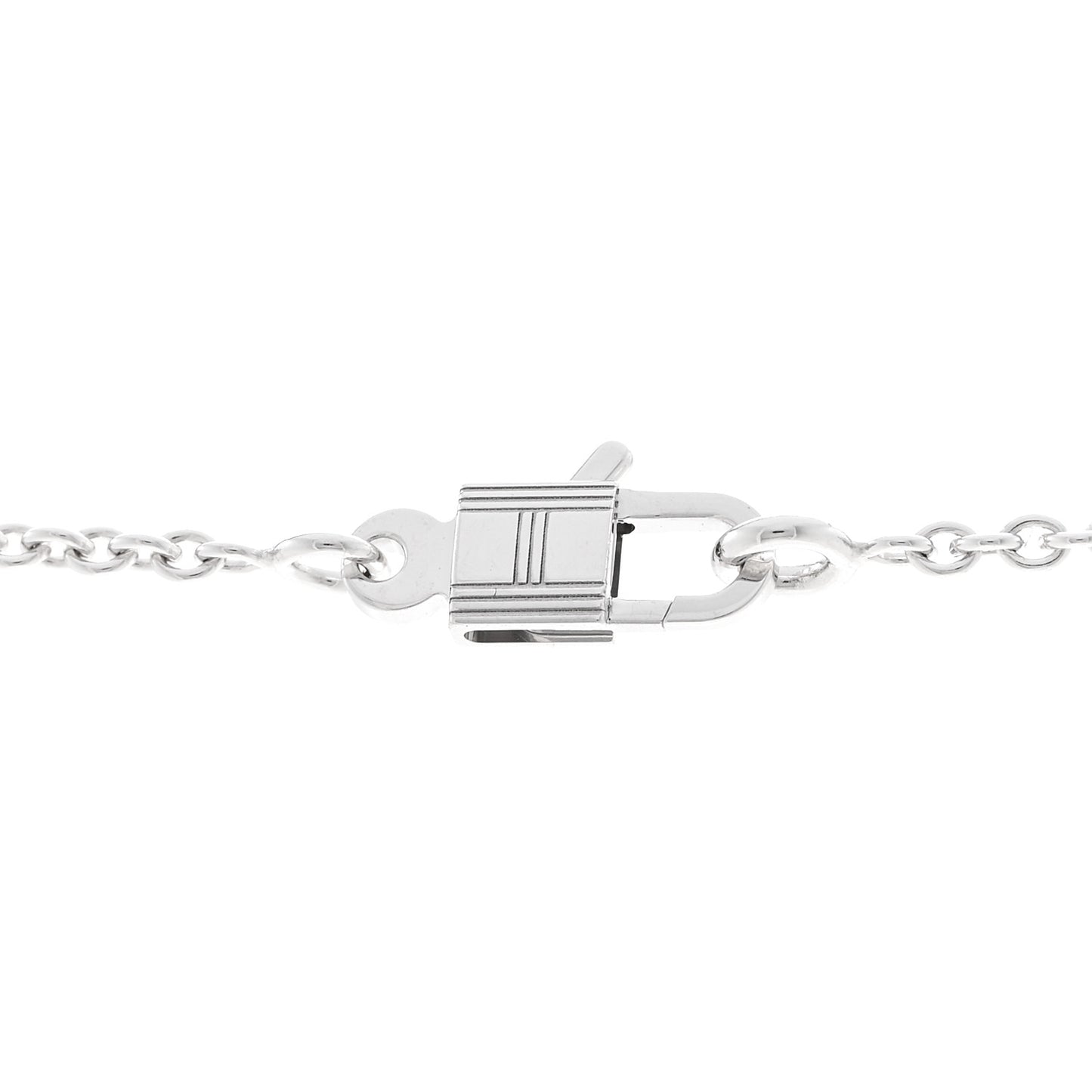 18K White Gold Diamond Birkin Amulettes Pendant Necklace