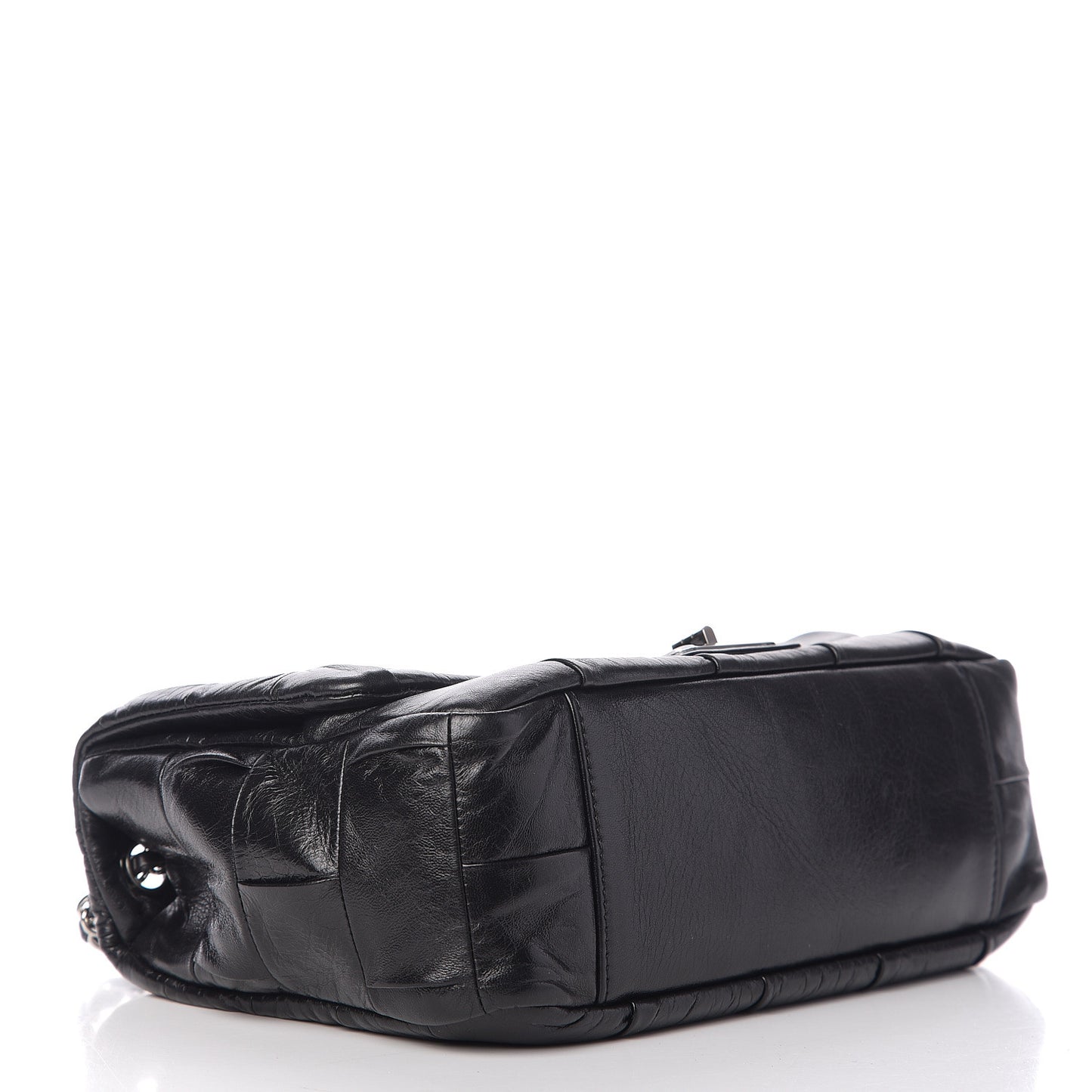 Lambskin Igloo Single Flap Black