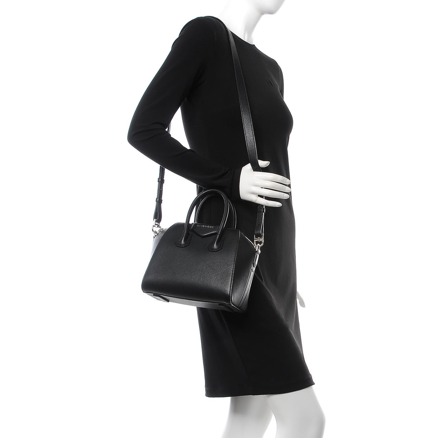 Givenchy Sugar Goatskin Mini Antigona Black 2 of 10