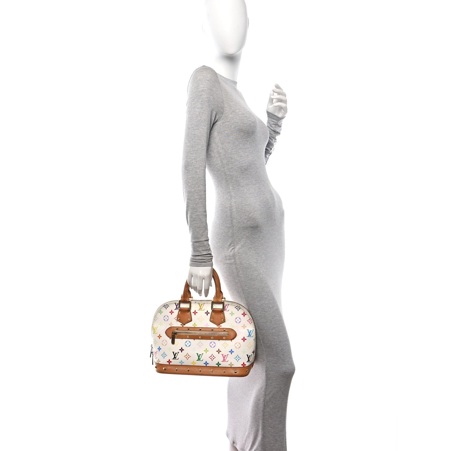 Louis Vuitton Monogram Multicolor Alma White 2 of 13