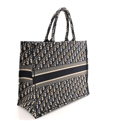 Christian Dior Oblique Large Book Tote Blue Multicolor Blue Multicolor 3 of 9