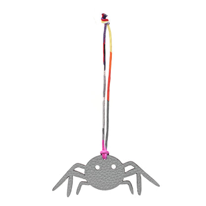 Hermes Epsom Togo Petit H Spider Bag Charm Canopee Gris Mouette 1 of 4