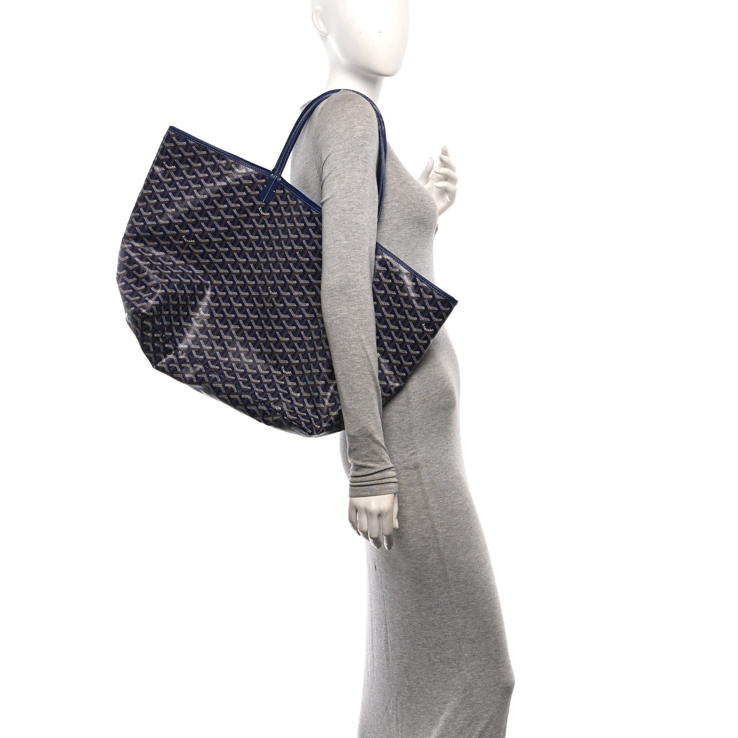 Goyard Goyardine Saint Louis GM Navy 2 of 12