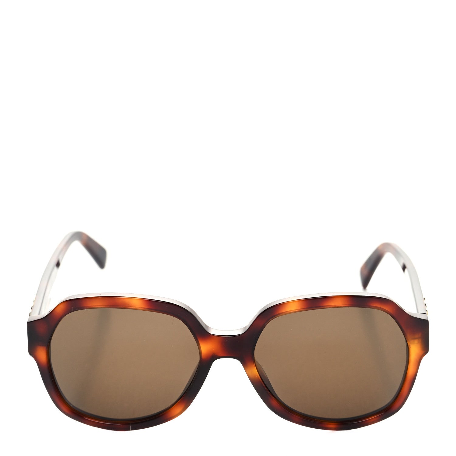 Celine Acetate Triomphe Sunglasses CL40189F Blonde Havana 2 of 8