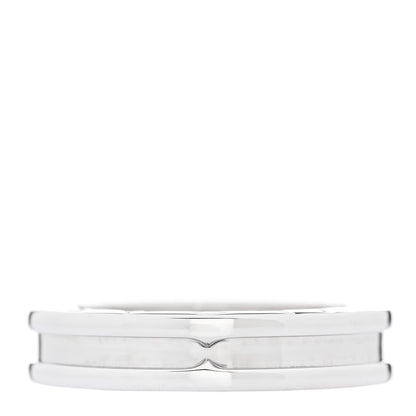 Bulgari 18K White Gold B.Zero1 One-Band Ring 53 6.5 1 of 4