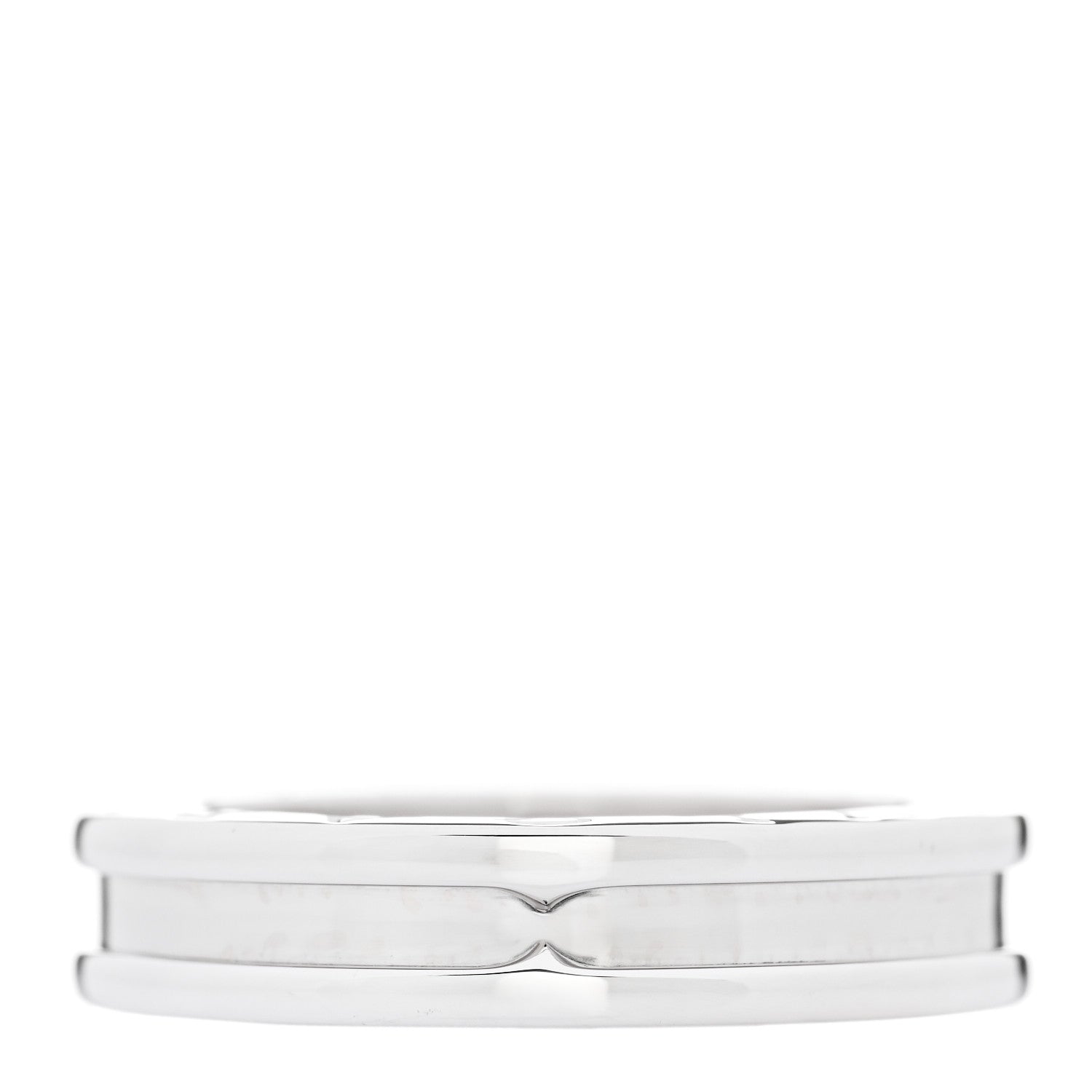 Bulgari 18K White Gold B.Zero1 One-Band Ring 53 6.5 1 of 4