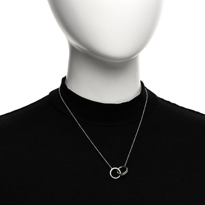 Tiffany Sterling Silver 1837 Interlocking Circles Pendant Necklace 2 of 4