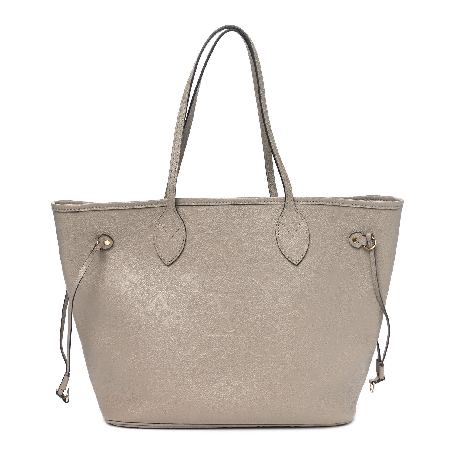 Louis Vuitton Empreinte Monogram Giant Neverfull MM Tourterelle 3 of 10