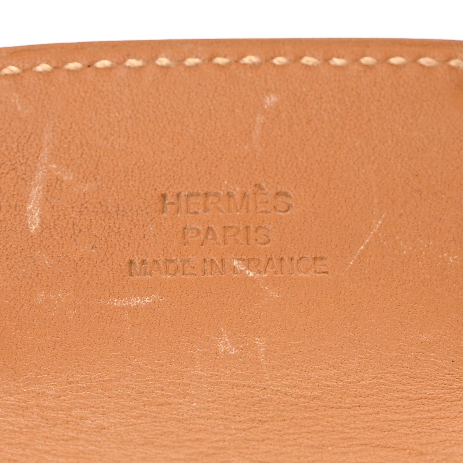 Hermes Barenia Kelly Extreme Dog Bracelet S Fauve 5 of 5