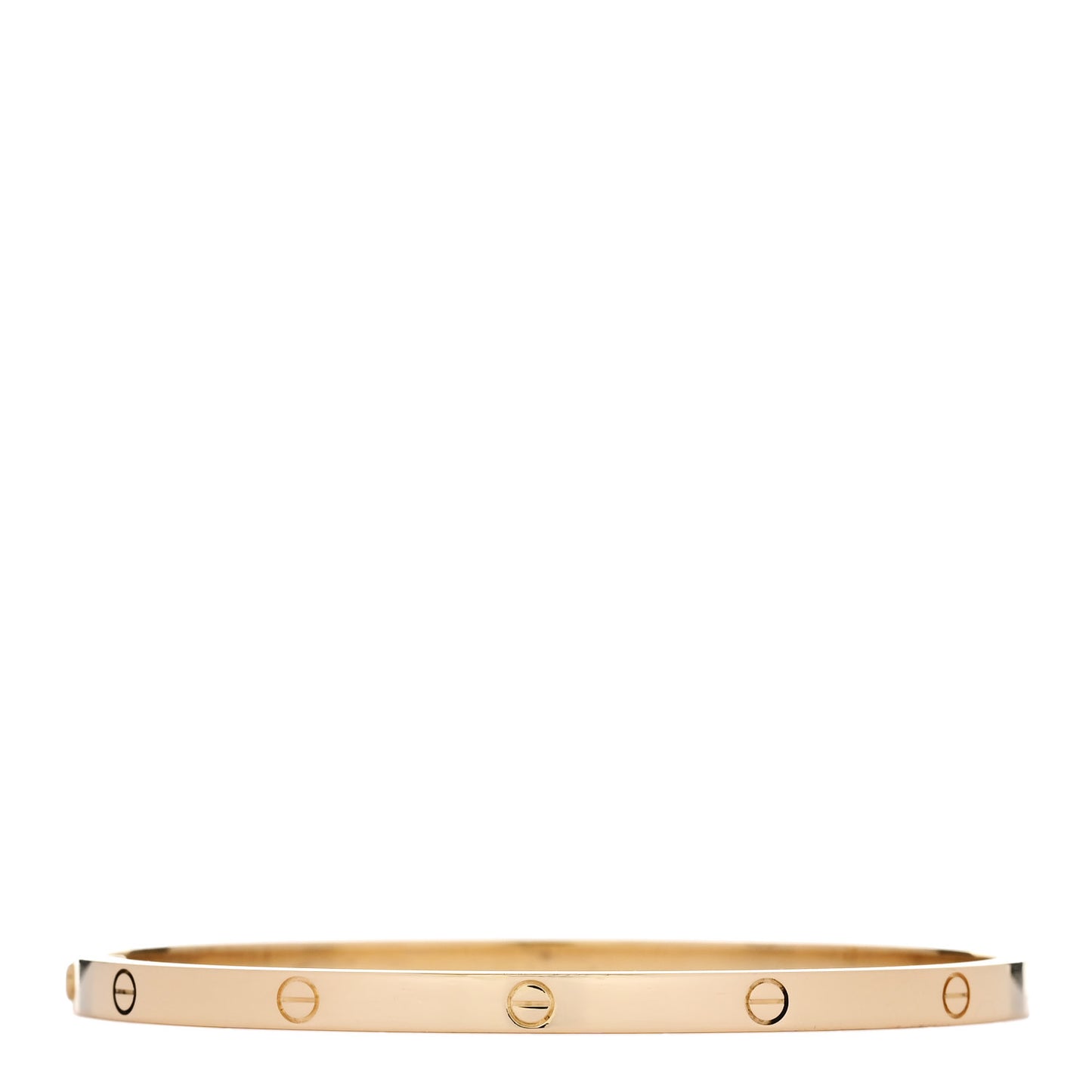 18K Yellow Gold Small LOVE Bracelet 17