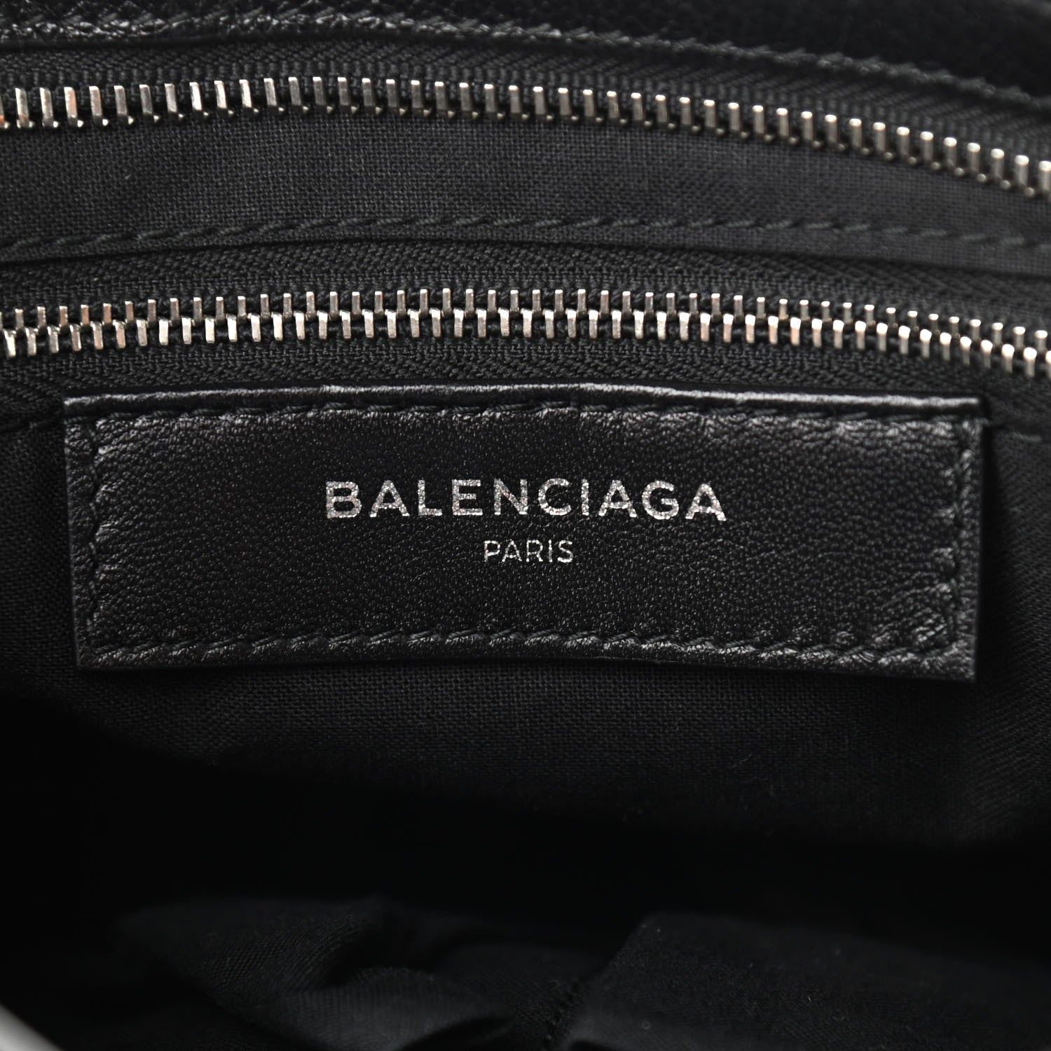Balenciaga Chevre Silver Metallic Edge Hardware S City Black 6 of 11