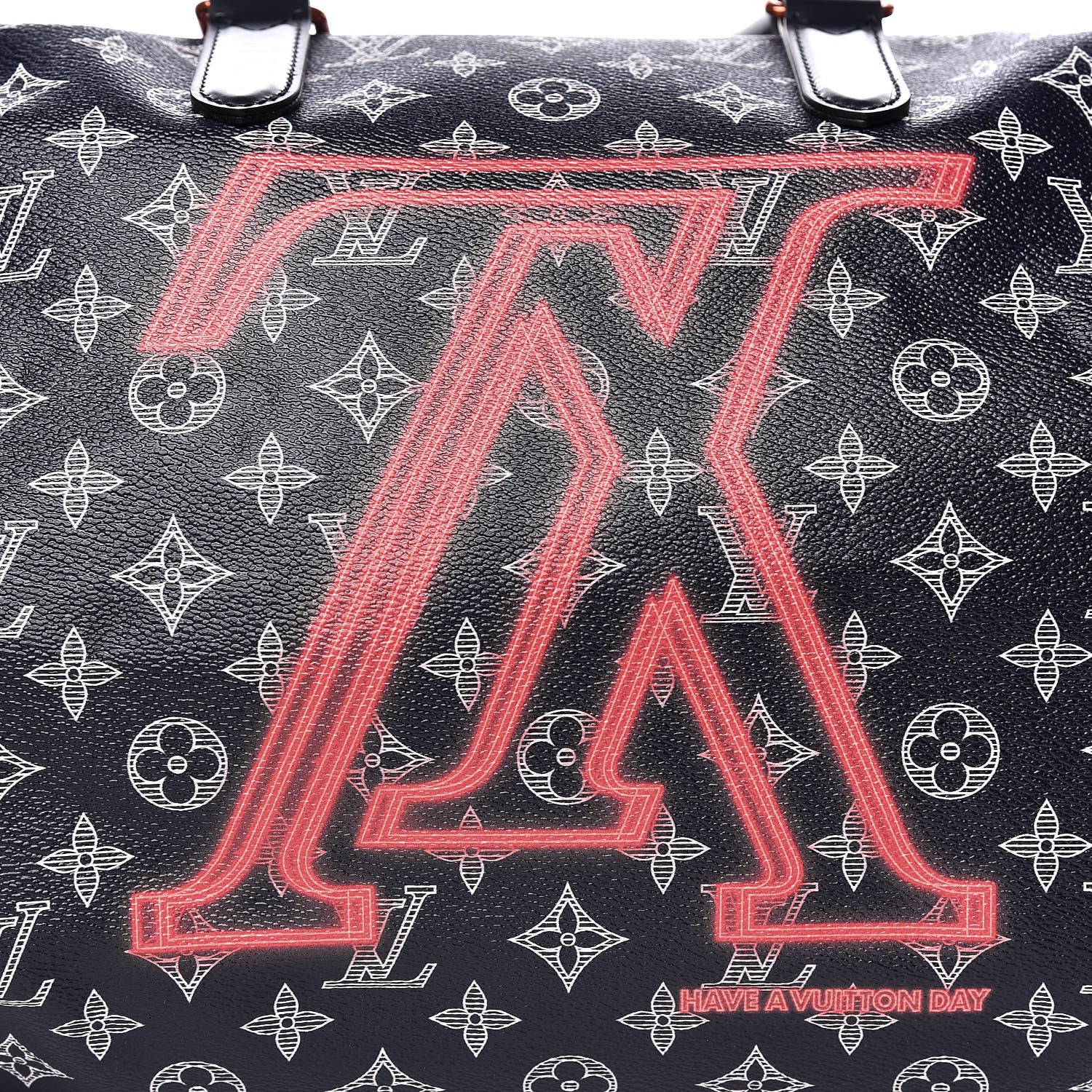 Louis Vuitton Monogram Upside Down Keepall Bandouliere 50 Ink 10 of 10