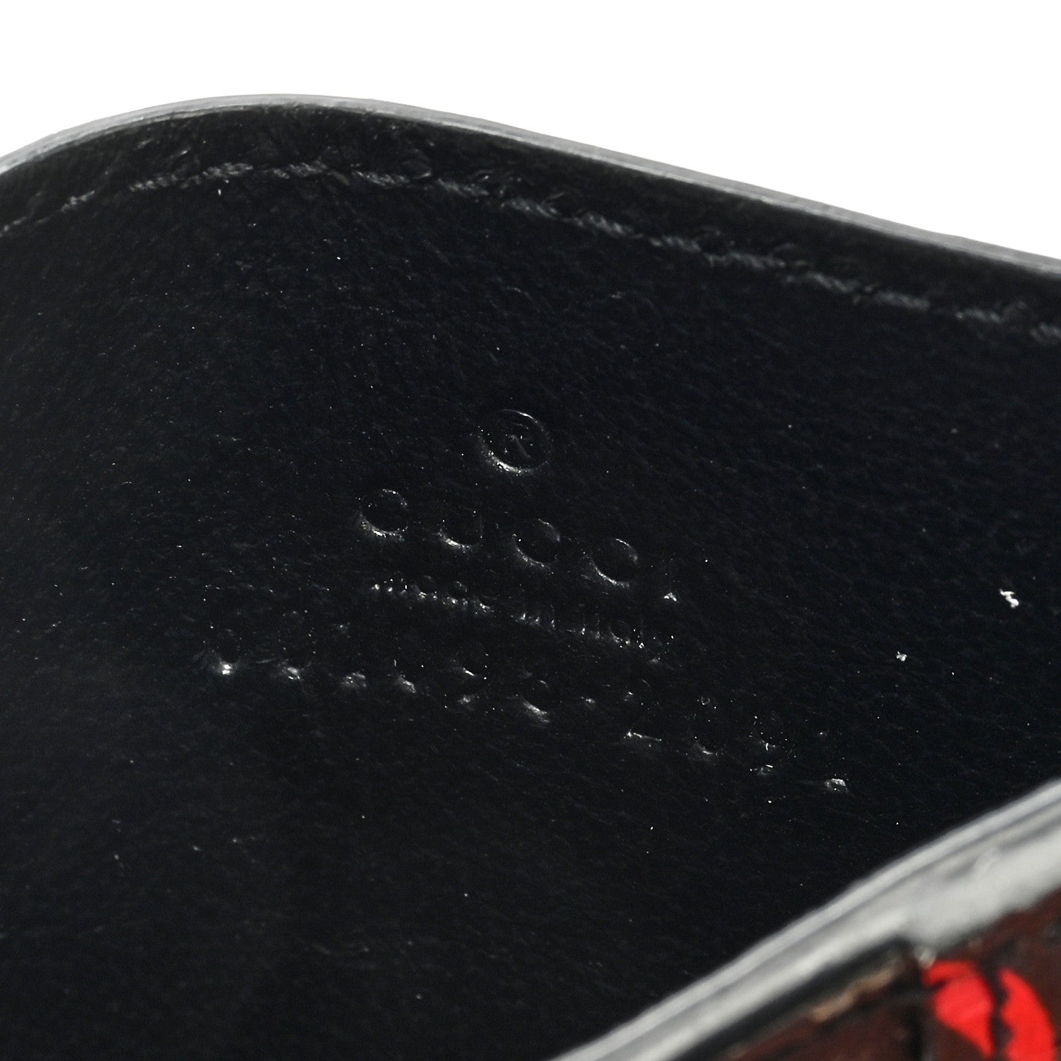 Gucci GG Supreme Monogram Psychedelic Card Holder Black 6 of 6
